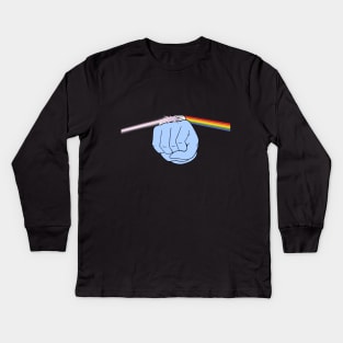 Bright Side of the Moon Kids Long Sleeve T-Shirt